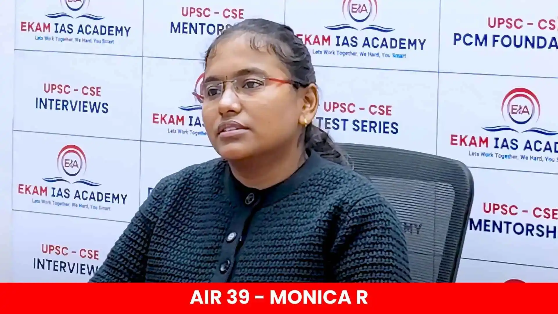 UPSC AIR 39 - MONICA R 2024